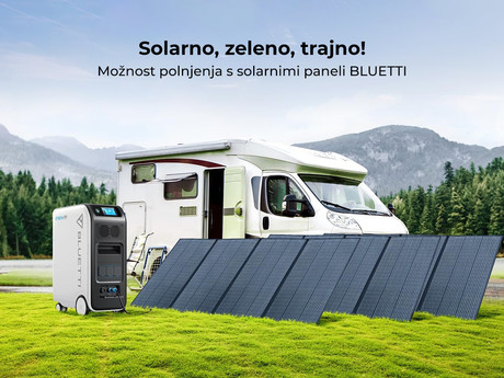 BLUETTI EP500Pro prenosna polnilna postaja / domača baterija, 5100Wh, 3000W, polnjenje / napajanje naprav / UPS, vtičnice USB-A/USB-C/DC, razširljiva kapaciteta, aplikacija