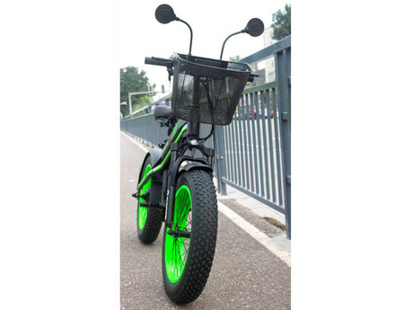 Električno kolo/skiro MANTA MES2002N Flinstone FAT, 350W motor, 20" pnevmatike, do 20km/h, domet 50km, do 120kg, LED osvetlitev, vzmetenje, črno-zelen