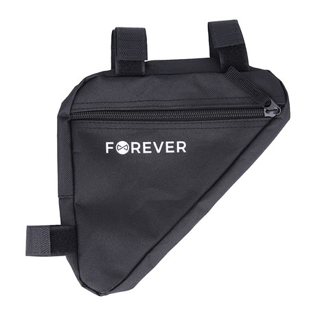 Kolesarska torba FOREVER FB-100, 20x19x4 cm, večnamenska, odporna na vodo, črna