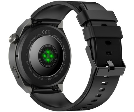 EOL - TREVI T-FIT 300 CALL pametna ura, 1.32" zaslon, Bluetooth, Android + iOS, baterija, IP67, klicanje, kisik / pritisk / aktivnost, analiza spanca, športni načini, 2x pašček, črna (Jet Black)