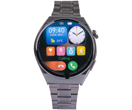 EOL - TREVI T-FIT 300 CALL pametna ura, 1.32" zaslon, Bluetooth, Android + iOS, baterija, IP67, klicanje, kisik / pritisk / aktivnost, analiza spanca, športni načini, 2x pašček, črna (Jet Black)
