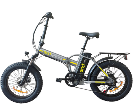 TREVI EMG BOMBER ONE zložljivo električno kolo, 20" pnevmatike, 250W motor, 36V 10Ah 360Wh baterija, Shimano, do 40km, disk zavore, vzmetenje, LED prikazovalnik, sivo (Anthracite)