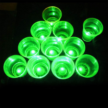 BEER PONG Glow In The Dark zabavna igra, se sveti v temi, komplet 25 kos