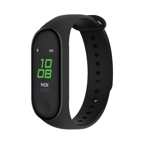 FOREVER pametna zapestnica FITBAND SB-50, Bluetooth 5.0, aplikacija, vodoodporna IP65, črna