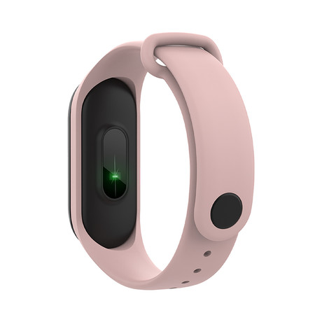 FOREVER pametna zapestnica FITBAND SB-50, Bluetooth 5.0, aplikacija, vodoodporna IP65, svetlo roza (Sand Pink)