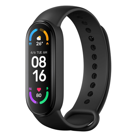 EOL - Športna pametna zapestnica XIAOMI MI BAND 6, Bluetooth 5.0, 1.56'' barvni AMOLED zaslon, Android+IOS, vodoodporna 5ATM, črna