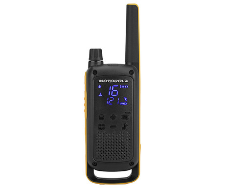 Motorola T82 EXTREME RSM walkie talkie komplet, 2-KIT, PMR, VOX, doseg 10km, zvočniki, IPX4, polnilna baterija, + torbica