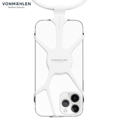 Vonmählen INFINITY® univerzalni pas za telefon, silikonski, združljiv z vsemi telefoni, bel