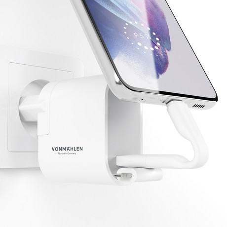 Vonmählen HIGH SIX® univerzalni 6v1 kabel za polnjenje, USB-C / USB-A / Micro-USB / Lightning, združljiv z vsemi napravami, hitro polnjenje, srebrn (Silver)