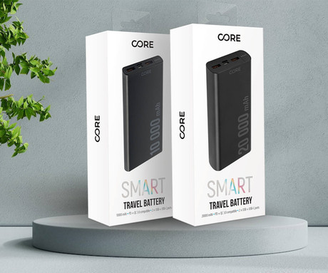 EOL - FOREVER SPF-02 powerbank polnilna baterija, 20.000mAh, Quick Charge 3.0, Power Delivery, USB-A / Type-C / microUSB, črna