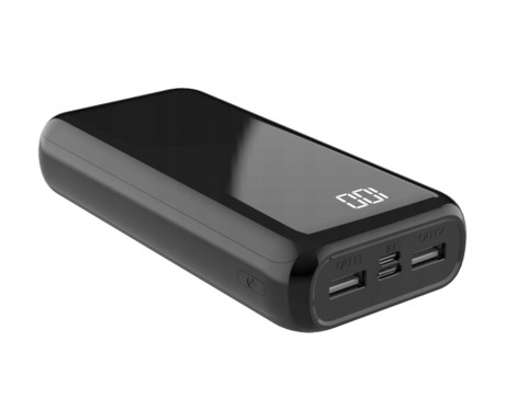 EOL - Power bank BLOW PB30A, 30.000mAh, Polymer baterija, Quick Charge 3.0, LED zaslon, Type-C, črna
