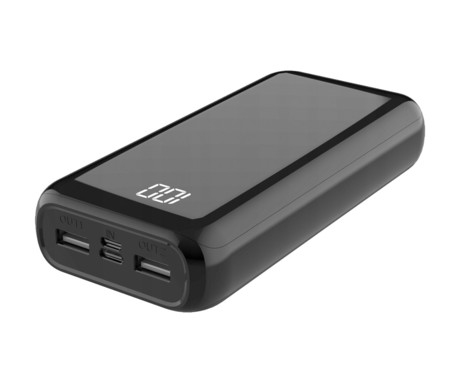 EOL - Power bank BLOW PB30A, 30.000mAh, Polymer baterija, Quick Charge 3.0, LED zaslon, Type-C, črna