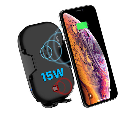 EOL - FOREVER ACH15W 2v1 Avtomobilski nosilec z Qi brezžičnim polnjenjem