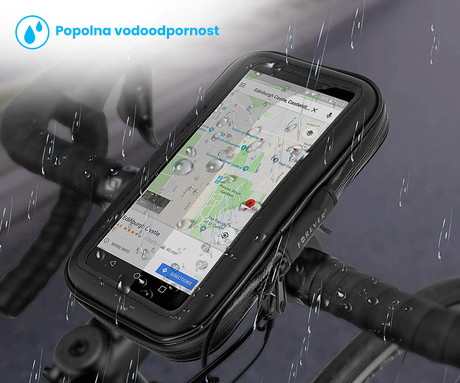 EOL - FOREVER BH-100 vodoodporna kolesarska torbica za telefon, L velikost