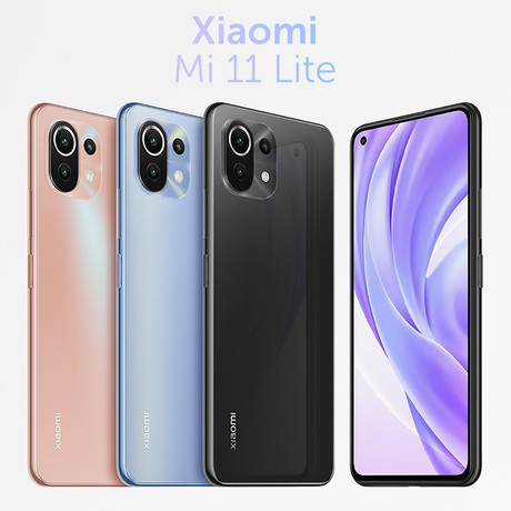 EOL - Pametni telefon Xiaomi Mi 11 Lite, 6.55'' Amoled, 4250 mAh, 4G-LTE, 6GB+128GB, 4G-LTE, Črn (Boba Black)