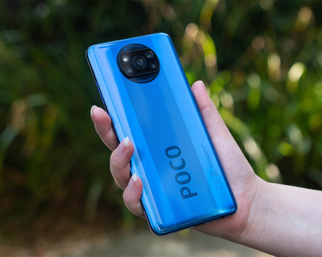 EOL - Pametni telefon Xiaomi Pocophone X3, NFC, 6.67'', 5160mAh, 6GB+128GB, moder (Cobalt Blue)