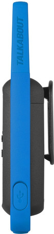 MOTOROLA T62 walkie talkie komplet, 2-KIT, PMR446, VOX funkcija, doseg 8km, polnilna baterija, +dodatki, moder