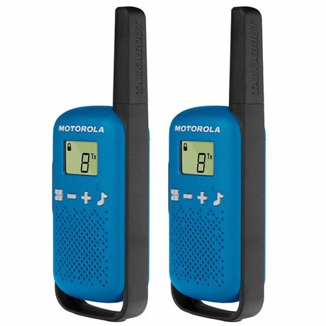 MOTOROLA T42 walkie talkie komplet, 2-KIT, PMR446, 16 kanalov, doseg 4km, +dodatki, moder