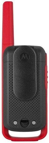 MOTOROLA T62 walkie talkie komplet, 2-KIT, PMR446, VOX funkcija, doseg 8km, polnilna baterija, +dodatki, rdeč