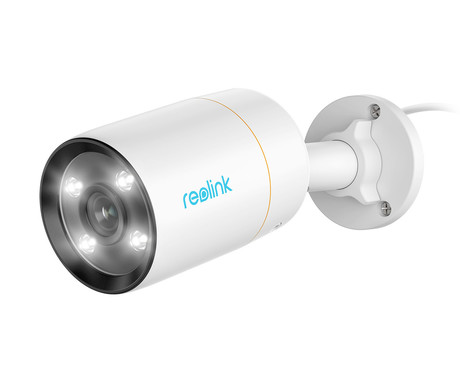 Reolink RLC-1212A IP kamera, PoE, 12MP UHD+, IR nočno snemanje, LED reflektor, aplikacija, IP66 vodoodpornost, dvosmerna komunikacija, bela