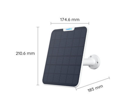 Reolink SOLARNI PANEL 2, 6W, solarno napajanje kamer serije Argus / Go / Duo / TrackMix, 4m kabel, USB Type-C, bel