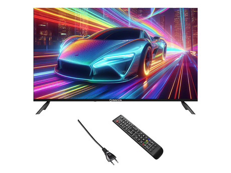 LED TV MANTA 40LFA123E, 101cm (40"), Full HD, Android, WiFi, Dolby Digital+, STEREO 5.1, DVB-C/T/T2/S/S2, Hotel Mode, 3x HDMI, 2x USB, 1x CI+, Frameless oblika