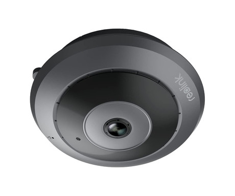 Reolink FE-W IP kamera, 2K+ Super HD, WiFi, 360° Fisheye, IR nočno snemanje, aplikacija, dvosmerna komunikacija, sirena, črno siva