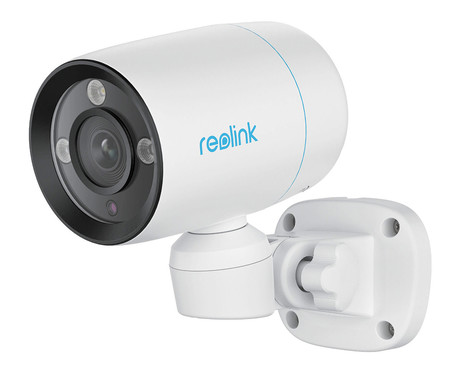 Reolink RLC-81PA IP kamera, 4K Ultra HD, PoE, 180° vrtenje, IR nočno snemanje, LED reflektor, aplikacija, IP67 vodoodpornost, dvosmerna komunikacija, bela