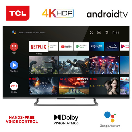 EOL - LED TV TCL 55P815, 55" (diagonala 140cm), 4K-UHD, Smart HDR 10, Android TV, WiFi, Micro Dimming