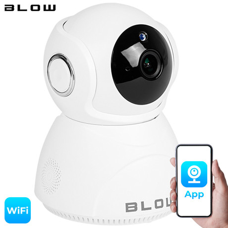IP kamera IP BLOW H-265, WiFi, 1080p Full HD, 5MP, vrtljiva 355°, nočno snemanje, senzor gibanja, aplikacija