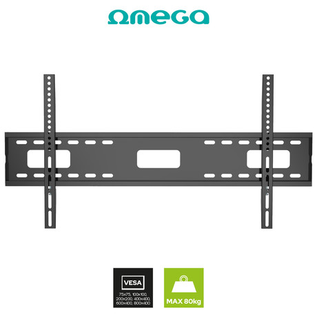 Nosilec za TV OMEGA OUTV85F, 42''-85'', fiksen, Vesa do 800x400, do 80kg