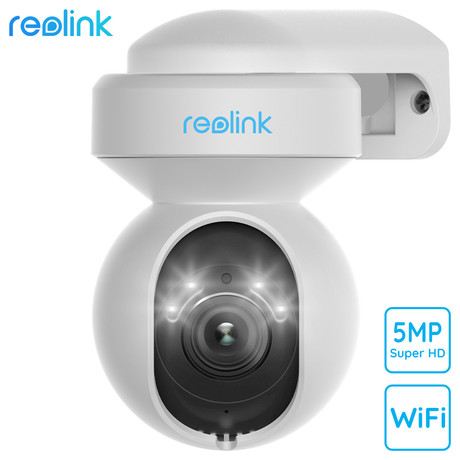 Kamera Reolink E1 OUTDOOR, PTZ, WiFi, AI, 3x Zoom, 5MP, barvno nočno snemanje, senzor gibanja, aplikacija, dvosmerna komunikacija, vrtljiva 355°/50°