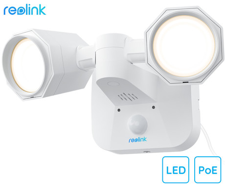 Reolink Floodlight PoE LED reflektor, pametni, 2000 lumnov, 4200K, PoE, vrtenje in nagibanje, senzor gibanja, 3 načini osvetlitve, IP65 vodoodpornost, bel