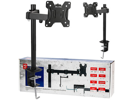 EOL - BLOW 76-831 nosilec za TV ali monitor do 32" (81cm), 360° rotacija, VESA standard do 100x100mm, jeklo
