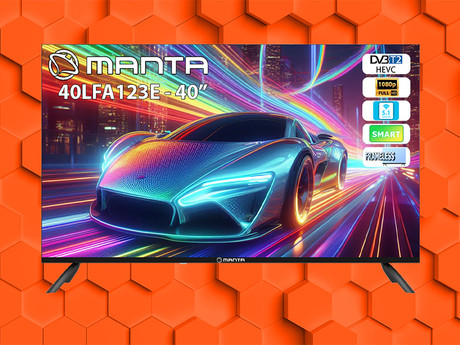 LED TV MANTA 40LFA123E, 101cm (40"), Full HD, Android, WiFi, Dolby Digital+, STEREO 5.1, DVB-C/T/T2/S/S2, Hotel Mode, 3x HDMI, 2x USB, 1x CI+, Frameless oblika