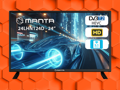 LED TV MANTA 24LHN124D, 61cm (24"), HD+, 220V+12V napajanje, Dolby Digital+, STEREO 5.1, DVB-C/T2/HEVC, Hotel Mode, HDMI, 2x USB, CI+