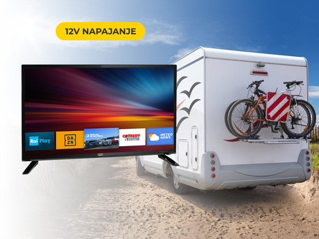 LED TV TREVI 2409, 61cm (24"), SmartTV, Android, HD, 220V+12V napajanje, DVB-T2 / DVB-S2 / CI+, HDMI, USB, Hotel Mode