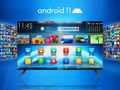 LED TV MANTA 40LFA123E, 101cm (40"), Full HD, Android, WiFi, Dolby Digital+, STEREO 5.1, DVB-C/T/T2/S/S2, Hotel Mode, 3x HDMI, 2x USB, 1x CI+, Frameless oblika