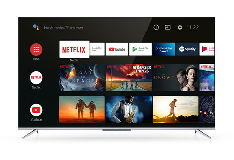 EOL - LED TV TCL 43P715, 43" (diagonala 109cm), 4K-UHD, Smart HDR 10, Android TV, WiFi, Micro Dimming