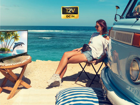 LED TV MANTA 24LHN124D, 61cm (24"), HD+, 220V+12V napajanje, Dolby Digital+, STEREO 5.1, DVB-C/T2/HEVC, Hotel Mode, HDMI, 2x USB, CI+