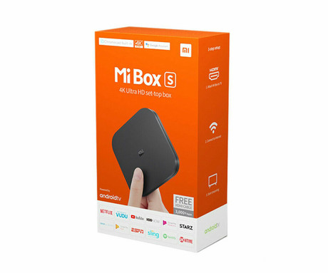 XIAOMI Mi TV Box S 2nd Gen medijski predvajalnik, 4K Ultra HD, GoogleTV, Chromecast, Dolby, Bluetooth 5.2, WiFi, HDMI, črn