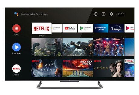 EOL - LED TV TCL 65P815, 65" (diagonala 165cm), 4K-UHD, Smart HDR 10, Android TV, WiFi, Micro Dimming