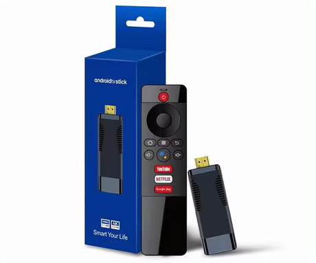 BYINTEK S96 TV Stick medijski predvajalnik, 4K Ultra HD, Android, 2GB RAM, 16GB ROM, Dual WiFi, HDR10+, HDMI, deljenje zaslona, microSD, + daljinski upravljalnik, črn