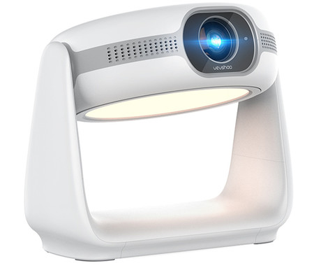 BYINTEK VEVSHAO A10 prenosni LED projektor, Android, WIFI 6, Bluetooth, 380 ANSI lumnov, zvočnik, samodejni fokus, deljenje zaslona, max 4K UHD, USB / HDMI / AUX, +daljinec