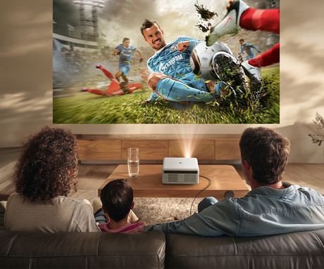 BYINTEK LOVE U14 prenosni LED projektor, Android, WIFI 6, Bluetooth, 1250 ANSI lumnov, STEREO zvočniki, samodejni fokus, deljenje zaslona, max 4K UHD, USB / HDMI / AUX / RJ-45, +daljinec