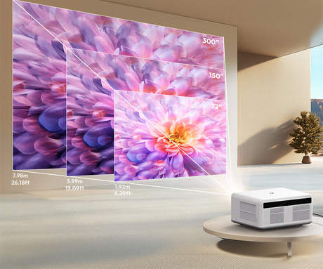 BYINTEK LOVE U14 prenosni LED projektor, Android, WIFI 6, Bluetooth, 1250 ANSI lumnov, STEREO zvočniki, samodejni fokus, deljenje zaslona, max 4K UHD, USB / HDMI / AUX / RJ-45, +daljinec