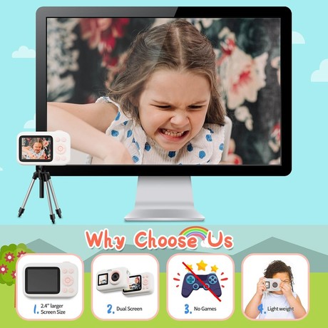 SJCAM FUNCAM+ otroški / mladostniški fotoaparat in kamera, moder SJCAM FUNCAM+ otroški / mladostniški fotoaparat in kamera, moder