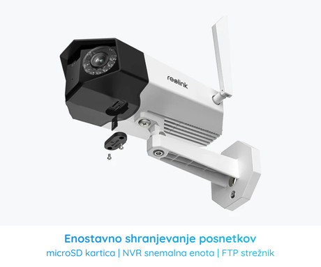 Reolink DUO W730 IP kamera, dva objektiva, 4K 8MP Ultra HD, Dual WiFi, 180° snemalni kot, IR nočno snemanje, LED reflektorji, aplikacija, IP66 vodoodpornost, dvosmerna komunikacija, bela