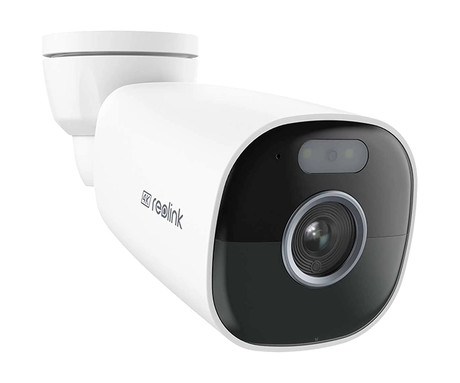 Reolink ARGUS B360 IP kamera, 4K 8MP Ultra HD, Dual WiFi, baterija, barvno nočno snemanje, LED reflektorji, aplikacija, vodoodporna, dvosmerna komunikacija, bela