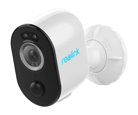 Reolink ARGUS B330 IP kamera, 2K 4MP Super HD, Dual WiFi, baterija, barvno nočno snemanje, LED reflektorji, aplikacija, vodoodporna, dvosmerna komunikacija, bela